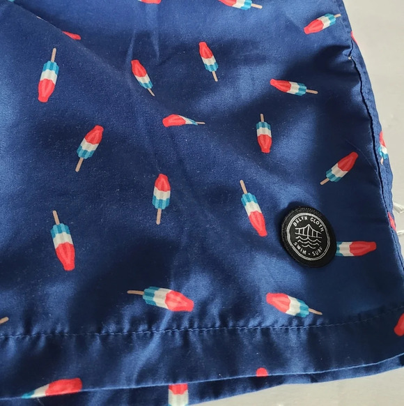 Brooklyn Cloth Young Men Swim trunks sz.M - Picture 4 of 13